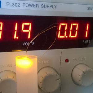 Test of the LED light diffusion 1