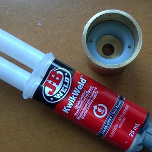 ...and glued with JB Weld