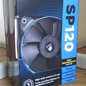 To replace stock fans on the Corsair H105.
