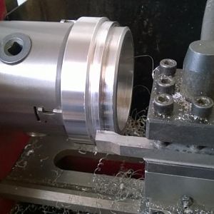 More fun with the lathe: cutting the profile