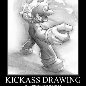 kickass drawing