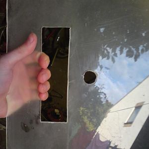 Reflective yet frosted :-)