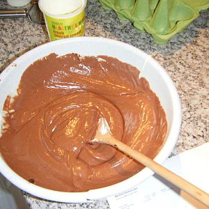 DSCF3017

Two Cups vanilla mix.  Add Chocolate.  Stir.