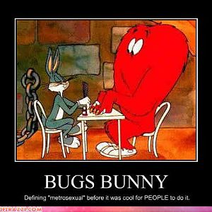 celebrity pictures bugs bunny gossamer defining metrosexual
