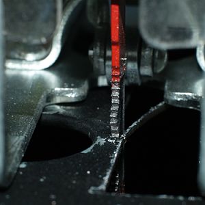 Cutting the hole bigger