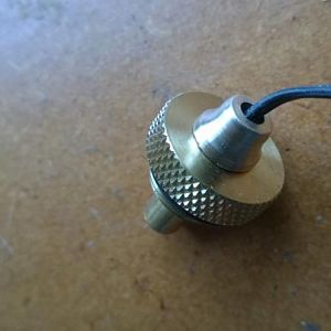 Temp sensor with cover bit installed