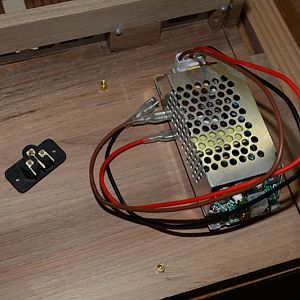 Power supply mounted