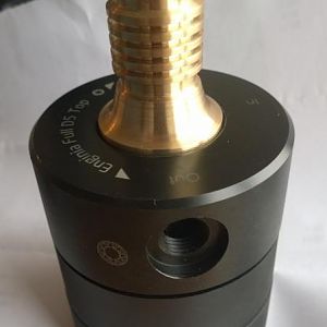 Pump cover with fitting