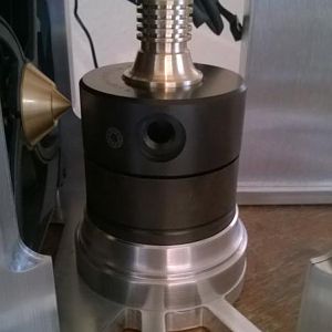 Pump assembly close-up