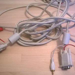 VGA cable with audio