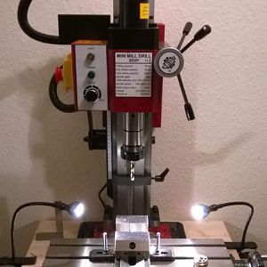 My mill, with IKEA Lights