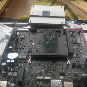 Heat sink removed from ASRock Q1900TM-ITX
