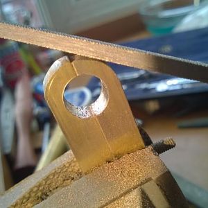 Lots of filing and sanding...