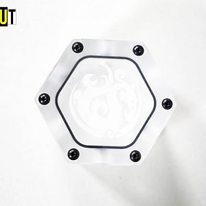 Top of the acrylic reservoir