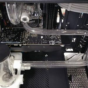 The inside of the case before the coolant!