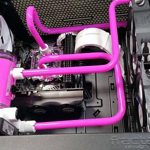 After the coolant has gone in!