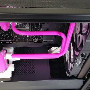 After the coolant has gone in!