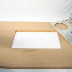 Motherboard tray router template