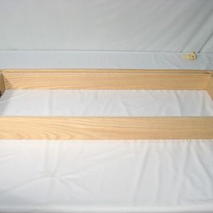 Front panel frame with rabbet
