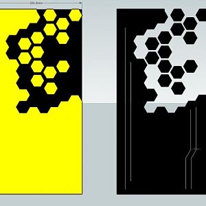 PHINIX NANO TOWER  hex cover + black cover+cuts