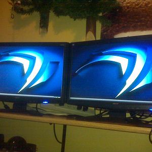 Dual 22 Acer's on my LANbox