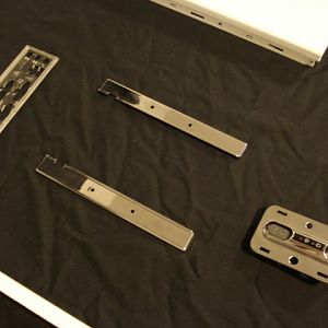 Not sure wether i will keep them chrome or get these pieces molded in clear plastic for cool backlit lighting effects...hmmmmm?