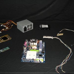 These are the internal parts of the Computer all original parts:) I like it allot... :P This incudes the 300w PSU, GPU the HDD the Motherboard and the