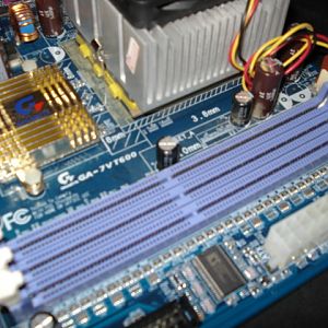 Up to 3gb of ram @ 400mhz.