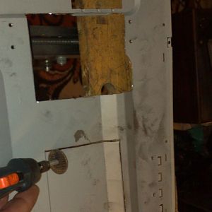 5 6 Cutting the windows in the mobo tray