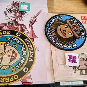 Tank Girl Patches